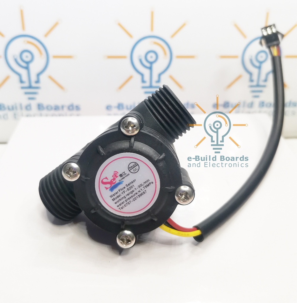 Water Flow Sensor, YF-S201