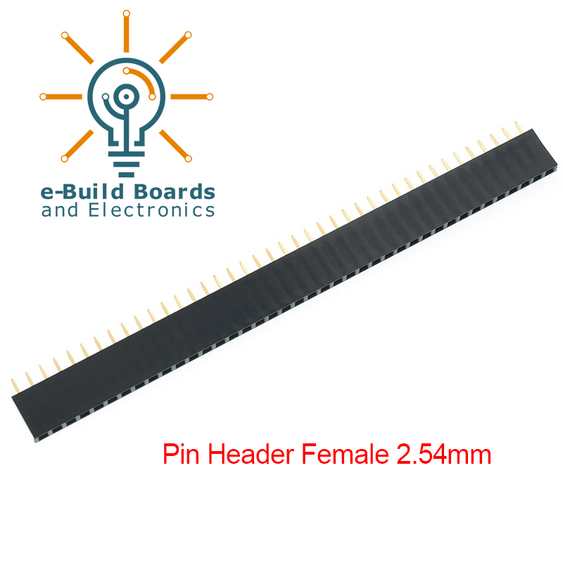 Header Female 40 Way 2.54mm