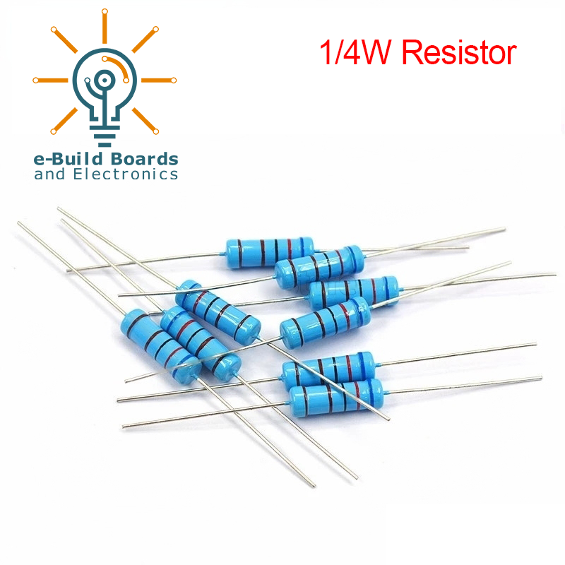 Resistor 1/4W 1Ohm to 1Mohms