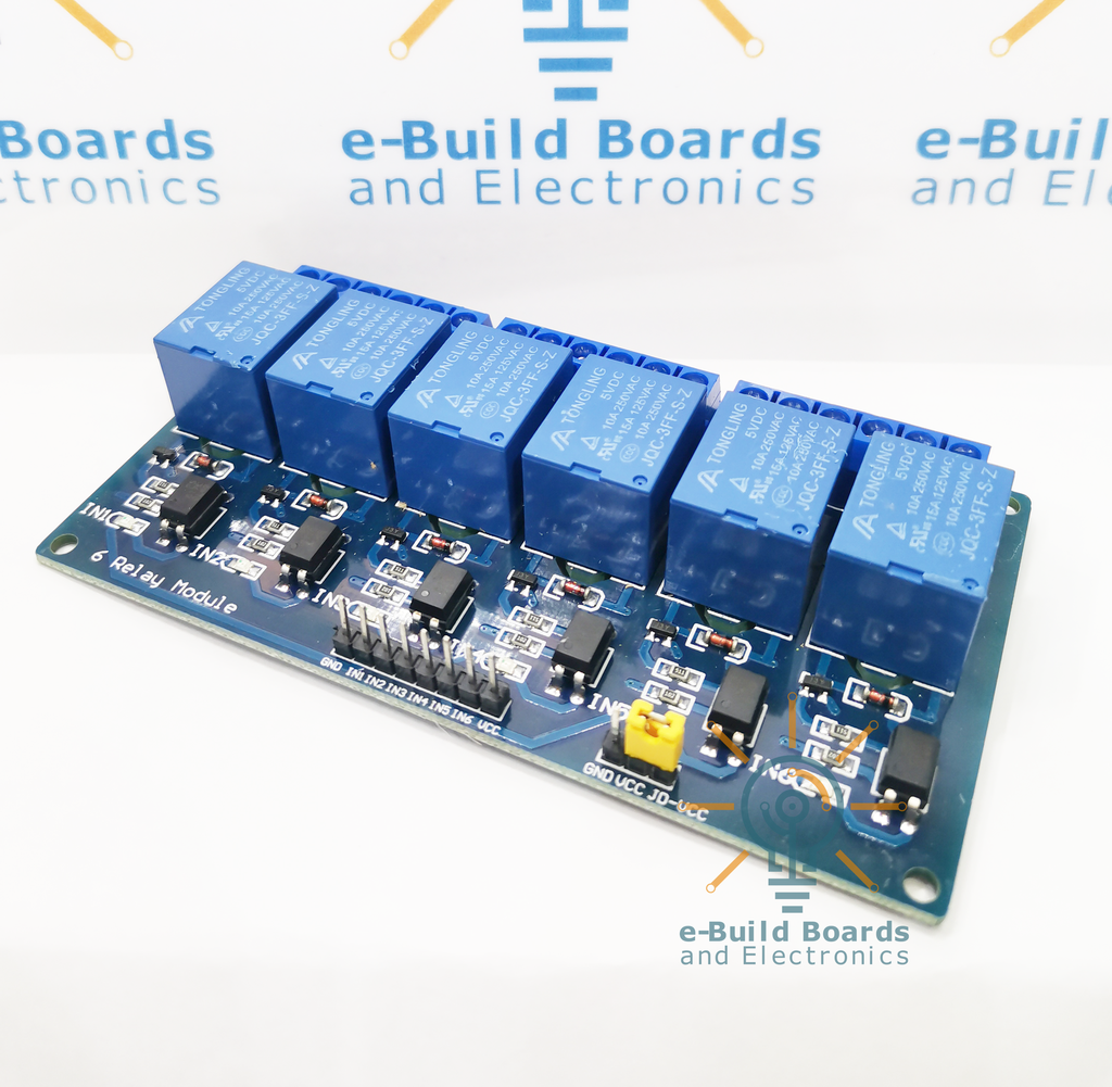 Relay Module 6 Channel 5V 10A with Opto