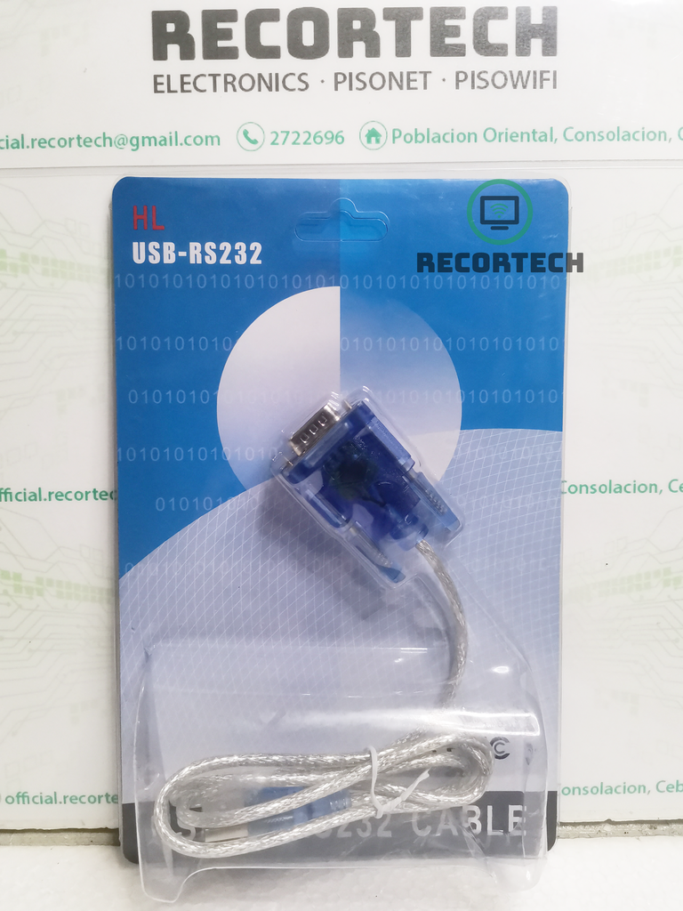 USB 2.0 to RS232 COM Port Serial DB9 Adapter