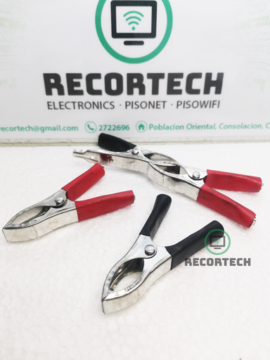 Alligator Clip for Car Battery (Red and Black Pair)