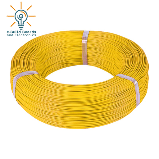 Hook up Wire Size 26 Yellow per meter