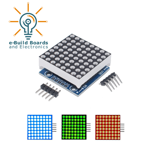 MAX7219 Dot Matrix Module 8x8 Blue