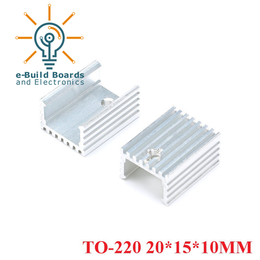 Aluminum Heatsink TO-220 20x15x10