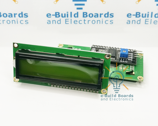 LCD Display Module 16x2 Black on Green I2C